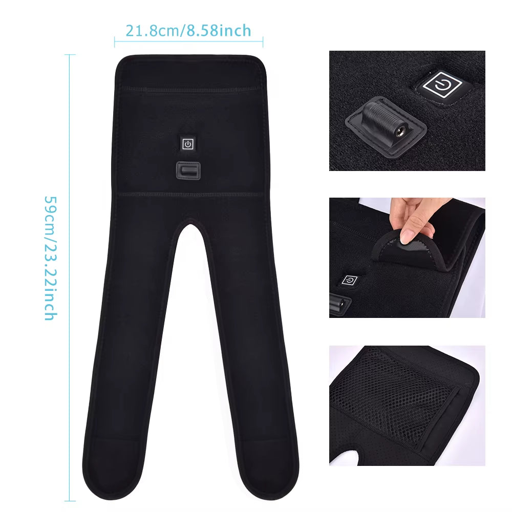 Electric Heating Pads for Knee Fatigue Relief 3 Levels Temperature Heated Elbow Knee Pad Brace Warming Products Health Care