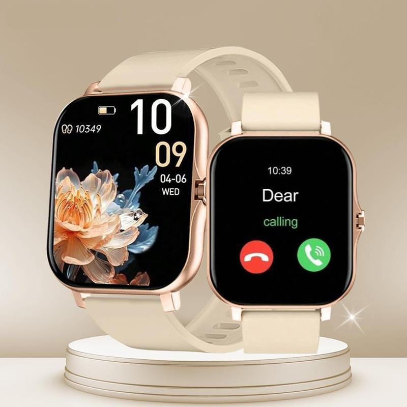 SIMSONLAB 1.83 Inch HD Smartwatch, 1 Count Fashionable Smartwatch with BT Calling & Check Weather, Sports Tracking Smartwatch for Android and Ios, Christmas Gifts