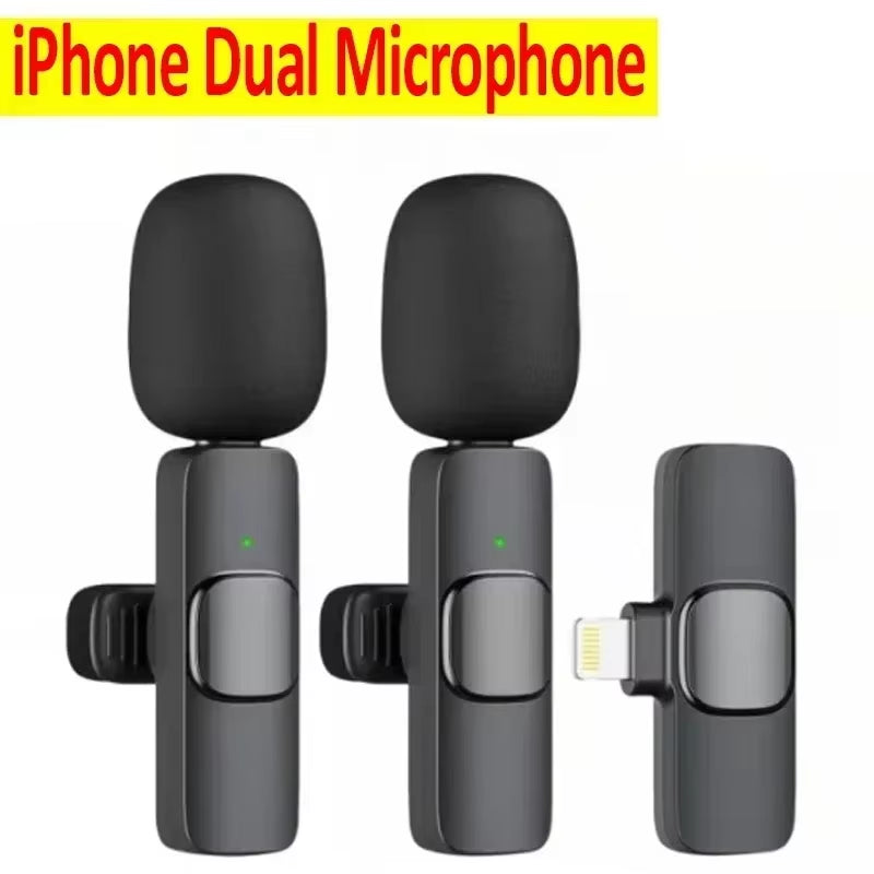 Wireless Lavalier Microphone – Mini Mic for iPhone, Android, Laptop, Live Streaming & Gaming