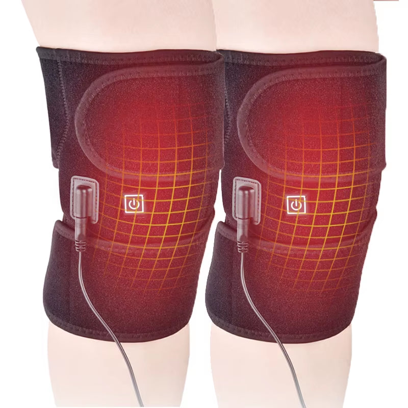 Electric Heating Pads for Knee Fatigue Relief 3 Levels Temperature Heated Elbow Knee Pad Brace Warming Products Health Care