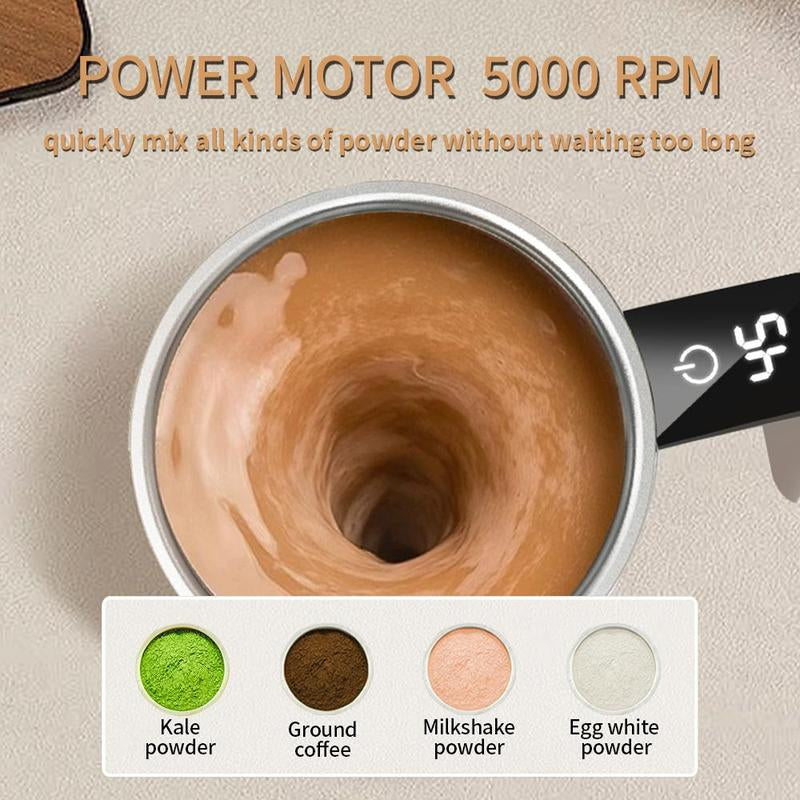 Electric Stir Mug - Self-Mixing Coffee Cup