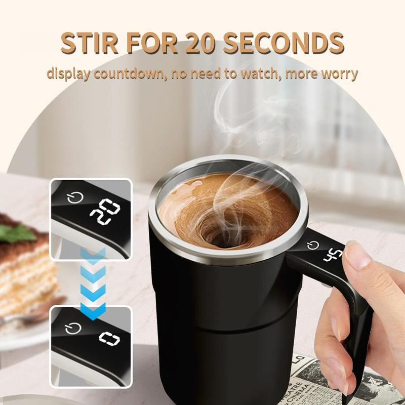 Electric Stir Mug - Self-Mixing Coffee Cup