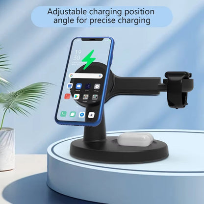 3-in-1 Magnetic Wireless Charging Stand for iPhone, Apple Watch & AirPods