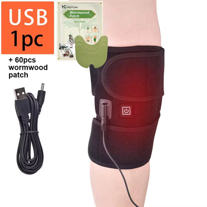 Electric Heating Pads for Knee Fatigue Relief 3 Levels Temperature Heated Elbow Knee Pad Brace Warming Products Health Care