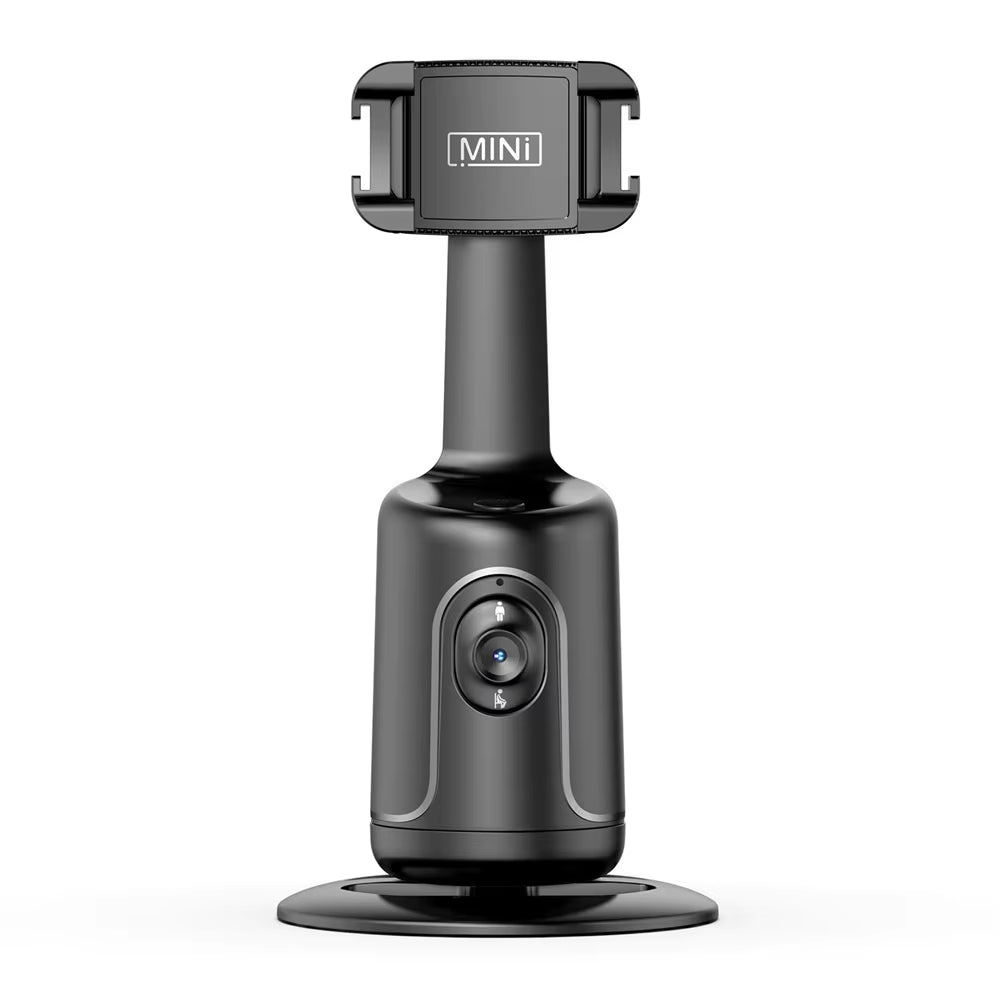 P01 Pro 360 Rotation Desktop Tracking Gimbal Stabilizer AI following Face Tracking Shooting Gimbal for Smartphone Live