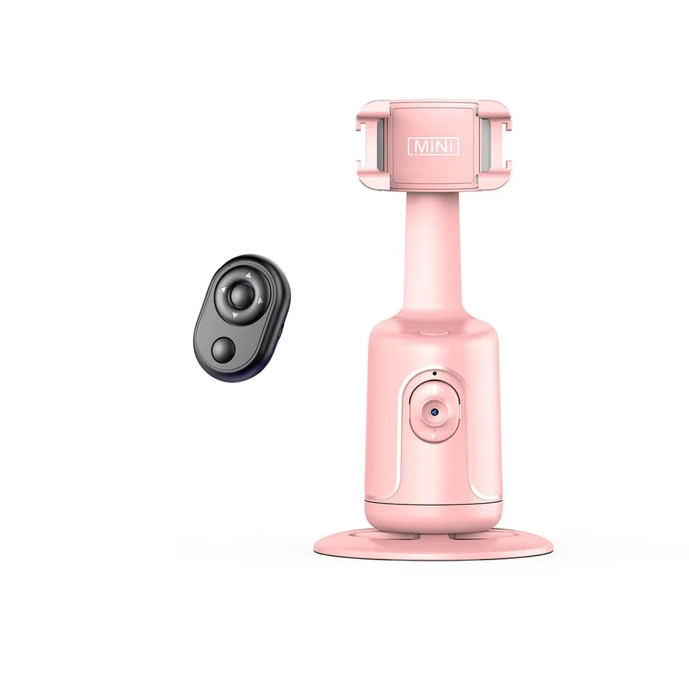 P01 Pro 360 Rotation Desktop Tracking Gimbal Stabilizer AI following Face Tracking Shooting Gimbal for Smartphone Live