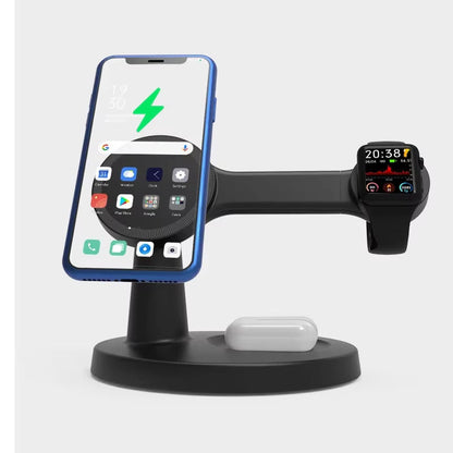 3-in-1 Magnetic Wireless Charging Stand for iPhone, Apple Watch & AirPods